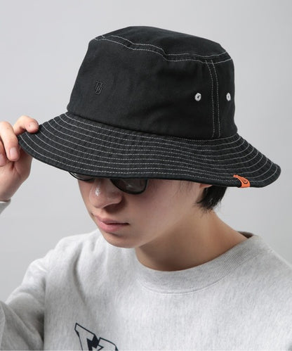 帽子 ハット 「UNIVERSAL OVERALL」UO ロゴ刺繍へリンボンHAT DS1734 メンズ レディース