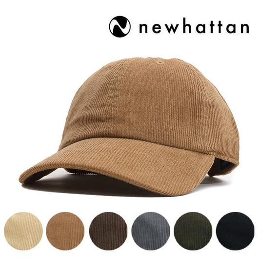 ニューハッタン / NEWHATTAN 1467 Baseball Low Cap -corduroy コーデュロイ キャップ 帽子 メンズ レディース サイズ調節可【ネコポス発送無料】