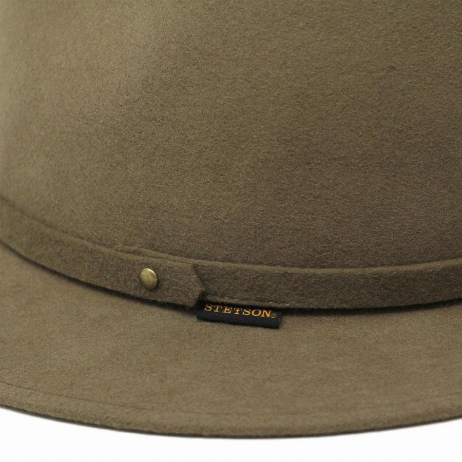 STETSON HATS メンズ ステットソン ハット 柔らかいフェルトハット ウールフェルトハット アメリカ ブランド 中折れハット 防水 ベージュ系 カーキ