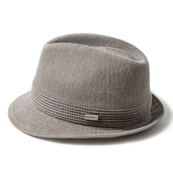 STETSON サーモニット 中折れハット M〜3Lサイズ 日本製 大きいサイズ メッシュハット サイズ調整 日よけ 帽子 SE105