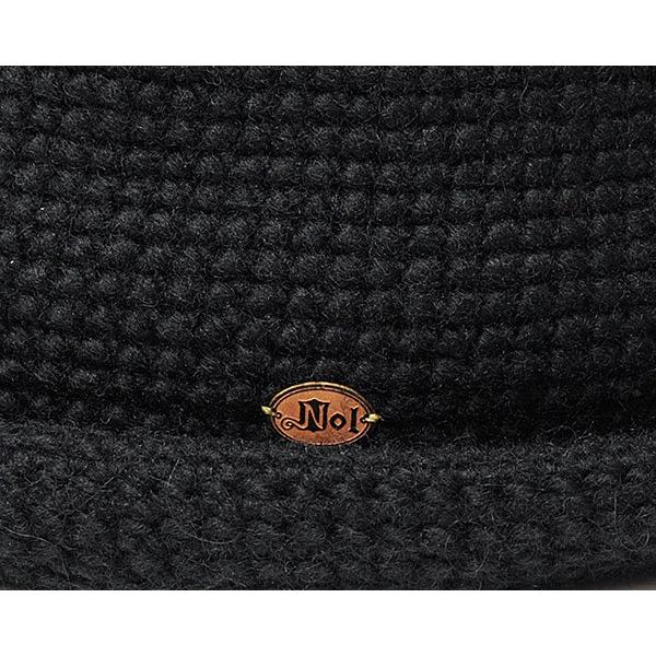 帽子 NOL ノル 細編みウール中折れ帽  ロール Island Hat ハット メンズ 秋冬 大きいサイズの帽子アリ 小さいサイズの帽子あり 23AW