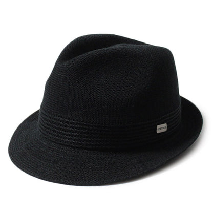 STETSON サーモニット 中折れハット M〜3Lサイズ 日本製 大きいサイズ メッシュハット サイズ調整 日よけ 帽子 SE105